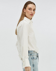 JOSH V BLOUSE JENNIE MET RUCHES OFF WHITE