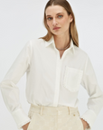 JOSH V BLOUSE JENNIE MET RUCHES OFF WHITE