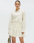 JOSH V BLOUSE LAMAR REGULAR FIT OFF WHITE