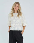 A-VIEW BLOUSE JOLENE OFF WHITE