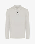 GENTI POLO MONOGRAM LONGSLEEVE OFF WHITE