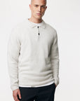 GENTI POLO MONOGRAM LONGSLEEVE OFF WHITE