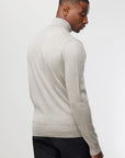 GENTI PULLOVER ROLL NECK COTTON LIGHTBROWN