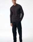 GENTI POLO ZIP BORDEAUX