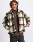 LAW OF THE SEA JAS JULES SHORT CHECK JACKET COCONUT MILK