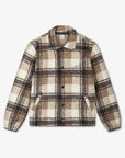 LAW OF THE SEA JAS JULES SHORT CHECK JACKET COCONUT MILK