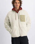 LAW OF THE SEA JAS RHEA SHERPA JACKET ALUMINIUM
