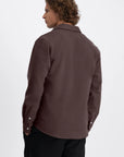 LAW OF THE SEA OVERHEMD TROY SOFT HERRINGBONE SHIRT CANTEEN