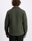 LAW OF THE SEA OVERHEMD TROY SOFT HERRINGBONE SHIRT TEA LEAF