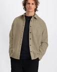 LAW OF THE SEA OVERSHIRT JUPITER STRUCTURED SHIRT TAUPE