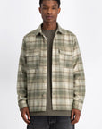 LAW OF THE SEA OVERSHIRT HARDI CHECK SHIRT ALUMINIUM