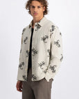 LAW OF THE SEA OVERHEMD HADDOCK EMBROIDERED SHIRT COCONUT MILK
