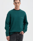 LAW OF THE SEA SWEATER THEMIS CREWNECK WITH ARTWORK SEA MOSS