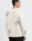 LAW OF THE SEA VEST VIRGO EMBROIDERED CARDIGAN PARCHMENT