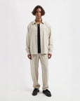 LAW OF THE SEA OVERHEMD MARVIK SUIT SHIRT ALMOND MILK