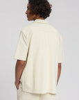 LAW OF THE SEA OVERHEMD BERMUDA STRUCTURED SHIRT ALMOND MILK