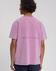 LAW OF THE SEA T-SHIRT AQUALIS GARMENT DYED MULBERRY