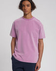 LAW OF THE SEA T-SHIRT AQUALIS GARMENT DYED MULBERRY