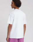 LAW OF THE SEA T-SHIRT DISPLACE ARTWORK TEE BRIGHT WHITE