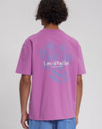 LAW OF THE SEA T-SHIRT PETALS ARTWORK TEE MULBERRY