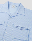 LAW OF THE SEA OVERHEMD CORALYN SEERSUCKER STRIPED SHIRT NANTUCKET BREEZE