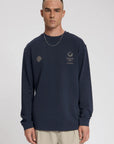 LAW OF THE SEA SWEATER MAZU LONGSLEEVE ARTWORK T-SHIRT MOOD INDIGO