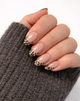 FREAKY NAILS GELNAGELS PRESS-ON LEO FEVER NUDE LEOPARD ♥
