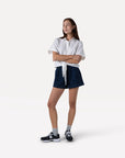 ANOTHER-LABEL SHORT RIANNE DENIM STONE INDIGO