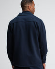 BUTCHER OF BLUE OVERSHIRT PERRY ZIP DARK ALASKA BLUE