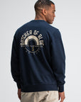 BUTCHER OF BLUE SWEATER ARMY CIRCLE CREW ALASKA BLUE