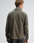 BUTCHER OF BLUE OVERSHIRT COLBY CORD MOCHA BROWN