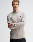BUTCHER OF BLUE PULLOVER STRUCTURE CREW LIGHT SAND
