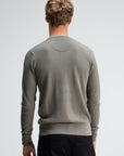 BUTCHER OF BLUE PULLOVER STRUCTURE CREW GRANITE GREEN