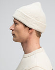 BUTCHER OF BLUE BEANIE ARMY WOOL HOOK BEIGE GREY