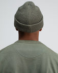 BUTCHER OF BLUE BEANIE ARMY WOOL HOOK DARK GRANITE GREEN