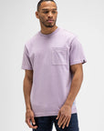 BUTCHER OF BLUE T-SHIRT KELLS LOOSE POCKET TEE LT VIOLET PURPLE
