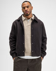 BUTCHER OF BLUE JAS LEAP WOOL JACKET TOPAZ BROWN