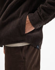 BUTCHER OF BLUE OVERSHIRT COLBY CORD SHIRT TOPAZ BROWN