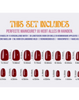 FREAKY NAILS GELNAGELS PRESS-ON RED FLAG ♥