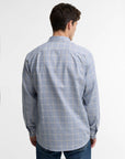 BARBOUR OVERHEMD HENDERSON THERMO WEAVE DEEP BLUE