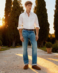 TOMMY HILFIGER OVERHEMD REGULAR FIT OXFORD OPTHIC WHITE