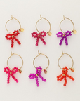 MY JEWELLERY WIJNGLAS-BEDELS STRIKJES COLORS