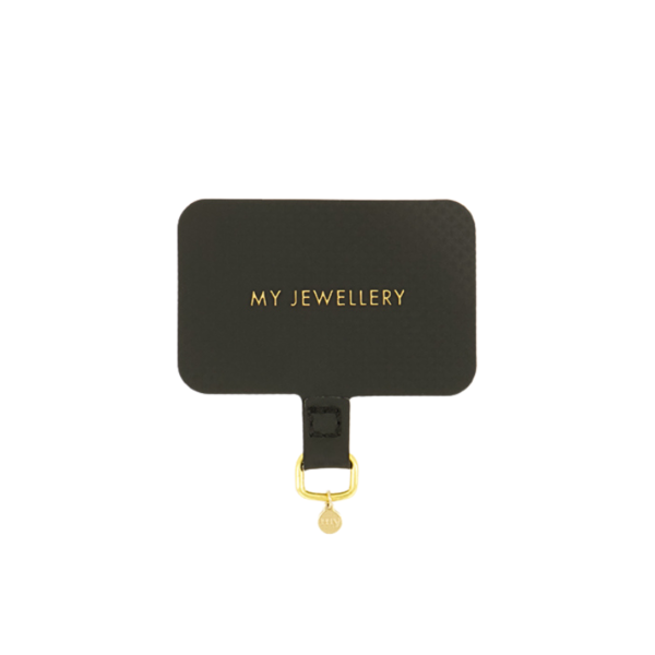 MY JEWELLERY TELEFOONKOORD-BEVESTIGING LANYARD BLACK