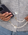 MY JEWELLERY TELEFOONKOORD SHORT PEARLS