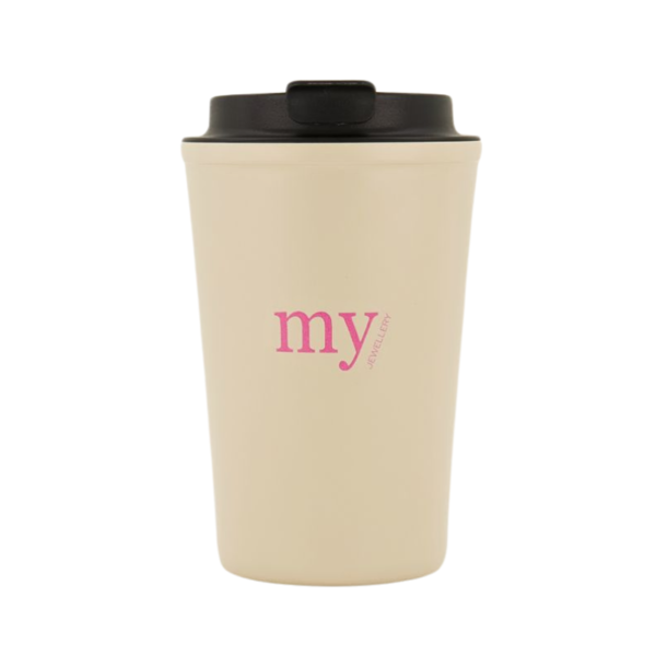 MY JEWELLERY KOFFIEBEKER BEIGE