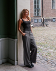 NEO NOIR PANTS WIWI PINSTRIPE GREY