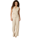 NEO NOIR PANTS EMMET MELANGE BEIGE