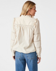 NEO NOIR BLOUSE ISALA CORDUROY IVORY