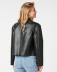 NEO NOIR JACKET ROMANA FAUX PU BLACK