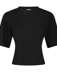 NEO NOIR T-SHIRT ASHA BOXY TEE BLACK